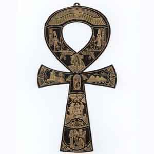 Oxidized Brass Ankh (EA002)